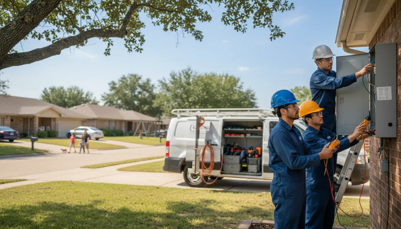 Certified electrician providing emergency electrical services in Mount Pleasant, TN